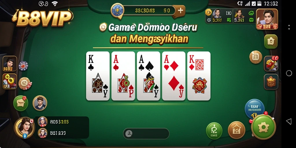 Tampilan gameplay B8VIP yang menarik dan interaktif.