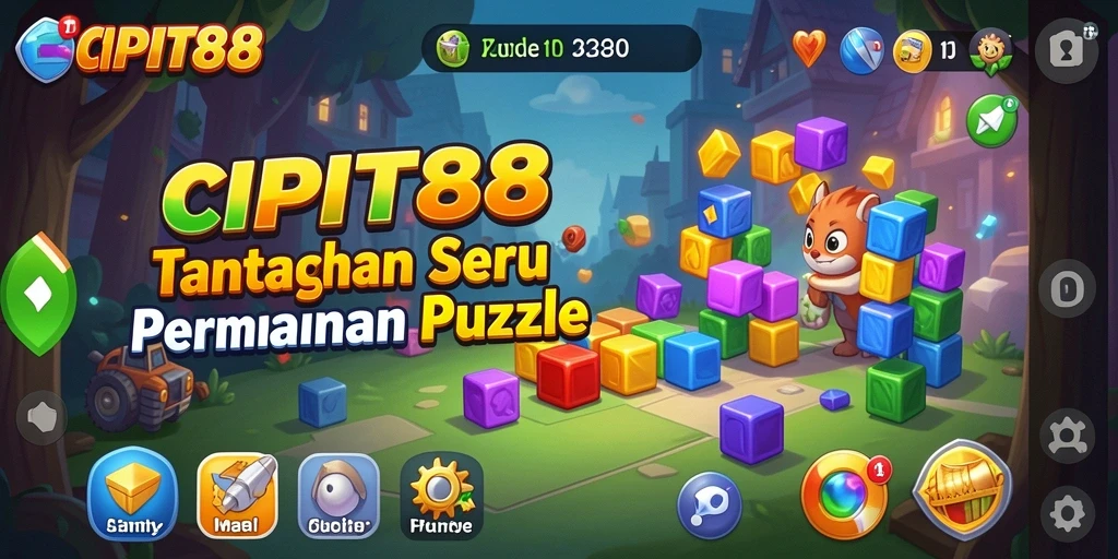 Tampilan gameplay <strong>CIPIT88</strong> yang menantang dan penuh warna.