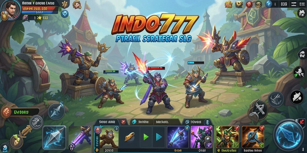 Tampilan menarik dari gameplay strategi INDO777.