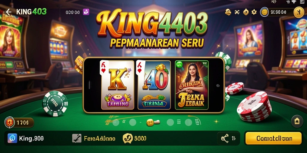 Tampilan gameplay KING403 yang seru dan mendebarkan.