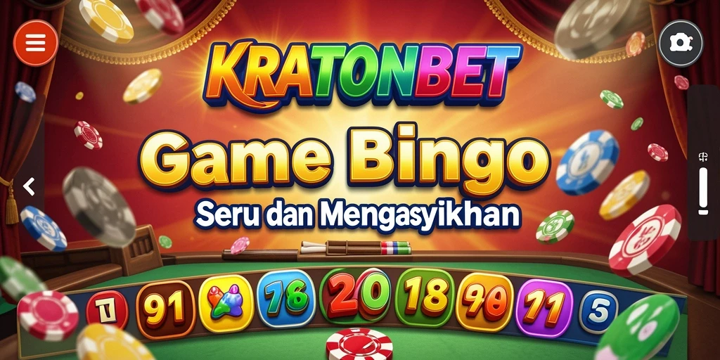Screenshot gameplay KRATONBET menampilkan momen mendebarkan saat bermain Bingo.