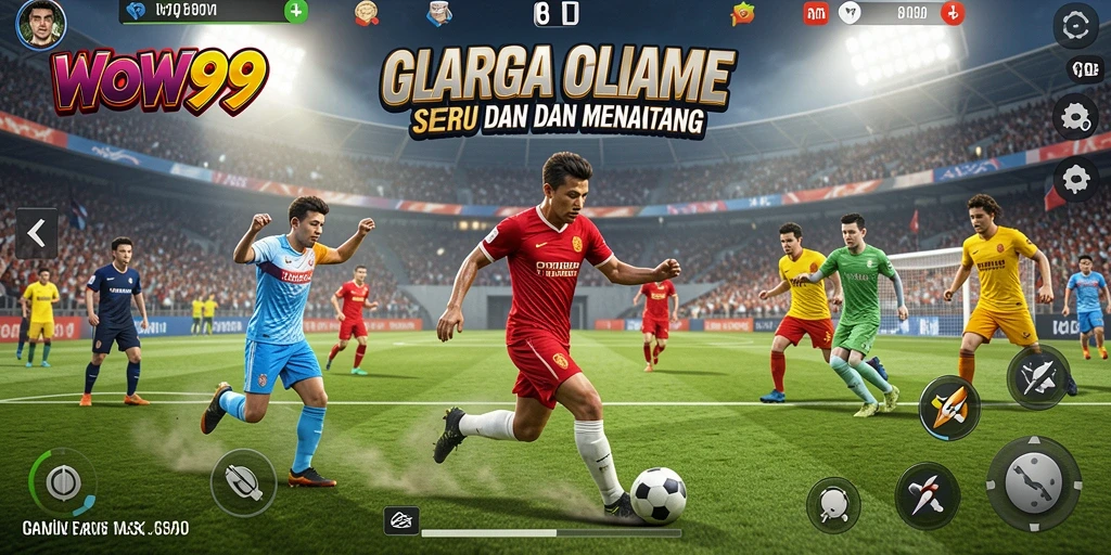 Gameplay dinamis dan seru dalam WOW99 untuk penggemar olahraga.
