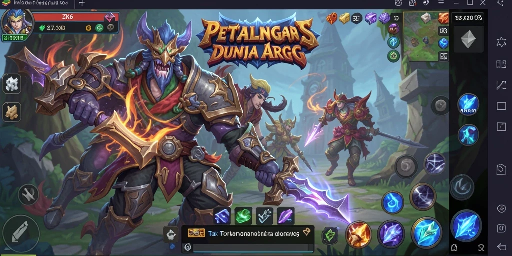 Gameplay dinamis dengan aksi seru di ZK6.